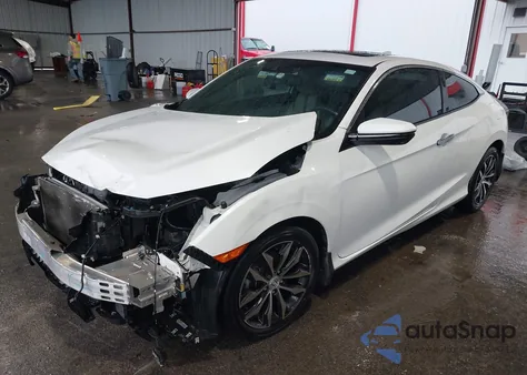 2017 Honda Civic Touring from USA, damaged, VIN 2HGFC3B95HH353910